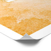 Gepersonaliseerde Beer waterverf Poster (Hoek)