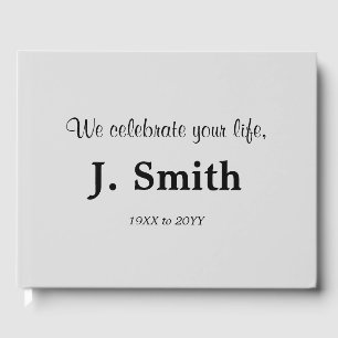 Gepersonaliseerde begrafenis / Memorial Guestbook Gastenboek
