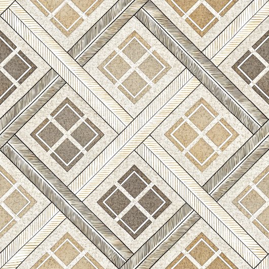 Gepersonaliseerde Beige & Brown servetten Chic geo