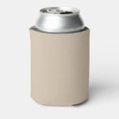 Gepersonaliseerde Beige bruiloft Koelbox Blikjeskoeler (Blikje Achterkant)