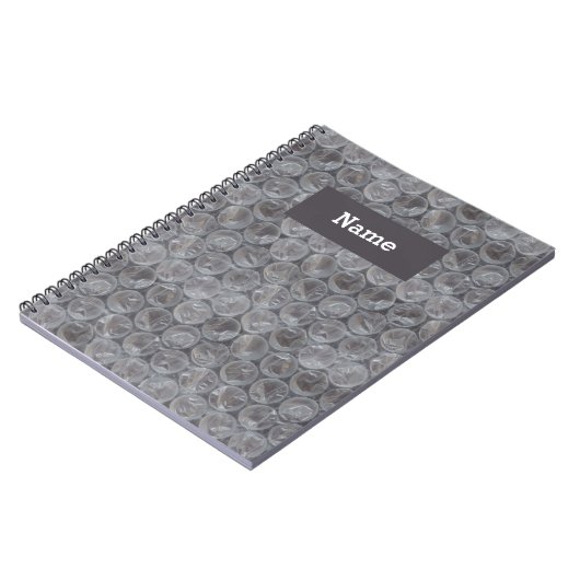 Gepersonaliseerde bellenomloop notitieboek (Linkerzijde)