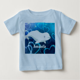 Gepersonaliseerde Beluga Whale en Blue Hearts Arct
