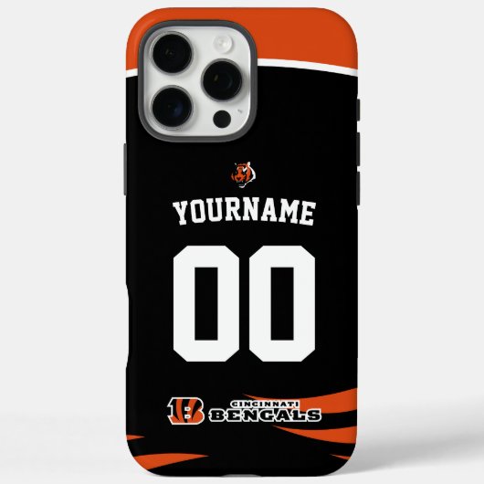 Gepersonaliseerde Bengaals Jersey Amerikaans Footb Case-Mate iPhone Case (Achterkant)