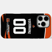 Gepersonaliseerde Bengaals Jersey Amerikaans Footb Case-Mate iPhone Case (Achterkant (horizontaal))