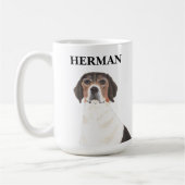 Gepersonaliseerde beragle bagage koffiemok (Links)