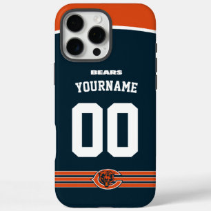 Gepersonaliseerde Beren Jersey Amerikaans Football iPhone 16 Pro Max Hoesje