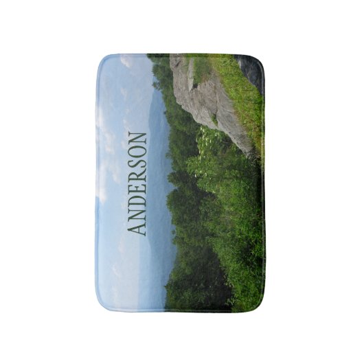 Gepersonaliseerde bergen Landschap Shenandoah Park Badmat (Voorkant Verticaal)