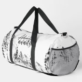 Gepersonaliseerde bergen sketch avontuur wacht plunjezak (Rechterhoek)