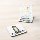 Gepersonaliseerde Bernedole Beverage Coaster Bier Onderzetter (Rechterzijde)