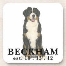 Gepersonaliseerde Bernedole Beverage Coaster