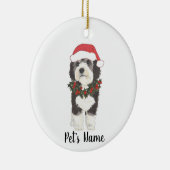 Gepersonaliseerde Bernedole Ceramic Ornament (Rechts)