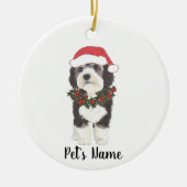 Gepersonaliseerde Bernedole Ceramic Ornament (Voorkant)