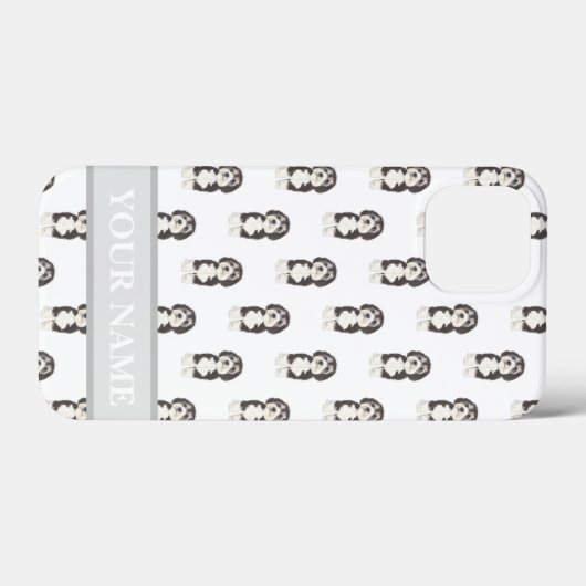 Gepersonaliseerde Bernedoodle Sheepadoodle Case-Mate iPhone Case (Achterkant (horizontaal))