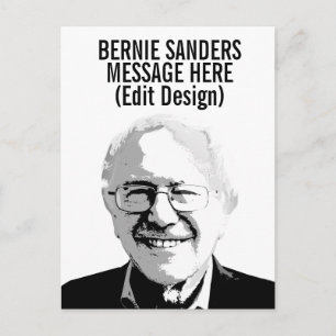 Gepersonaliseerde Bernie Sanders Briefkaart