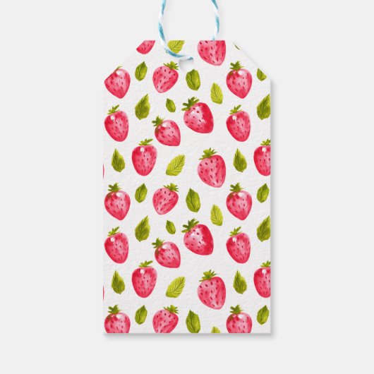 Gepersonaliseerde Berry Eerste Verjaardag Dank u Cadeaulabel (Achterkant)