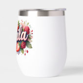 Gepersonaliseerde Berry Floral Tumbler – "Camila" (Links)