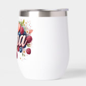 Gepersonaliseerde Berry Floral Tumbler – "Luna" (Links)
