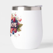 Gepersonaliseerde Berry Floral Tumbler - "Madison" (Links)