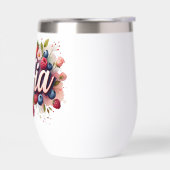 Gepersonaliseerde Berry Floral Tumbler – "Sofia" (Links)