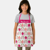 Gepersonaliseerde Berry Kleurrijke Regenbogen Zoet Schort (Insitu)