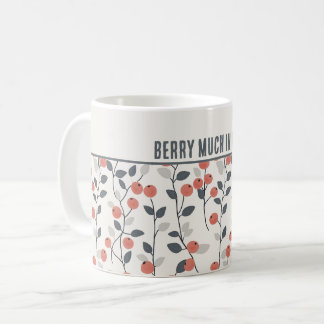 Gepersonaliseerde "Berry Much in Love" Scandinavis Koffiemok