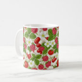 Gepersonaliseerde Berry & Pill Pattern Apotheek Mo Koffiemok (Voorkant links)