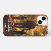 Gepersonaliseerde Best Dad Vaderdag Telefoonhoesje iPhone Hoesje (Achterkant horizontaal)