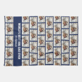 Gepersonaliseerde BEST DOG DAD EVER Foto Keuken Ha Theedoek (Horizontaal)