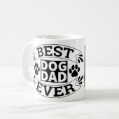 Gepersonaliseerde Best Dog Dad Mok met Foto (Voorkant links)