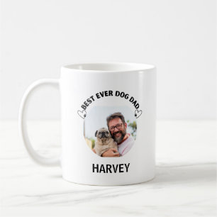 Gepersonaliseerde Best Ever Dog Dad / foto Koffiemok
