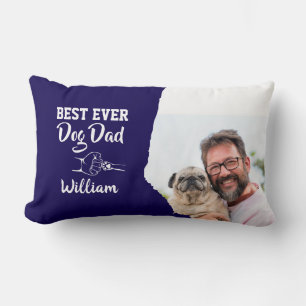 Gepersonaliseerde Best Ever Dog Dad   Foto Kussen