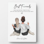 Gepersonaliseerde Best Friend Print, Best Friend G Fotoplaat (voorkant)