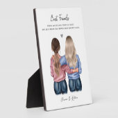 Gepersonaliseerde Best Friend Print, Best Friend G Fotoplaat (Zijkant)