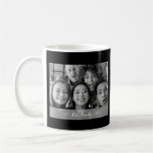 Gepersonaliseerde Best Friends Foto Zwart-wit Koffiemok (Links)