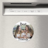 Gepersonaliseerde Best Friends fotomagneet Magneet (Insitu (Vaatwasser))