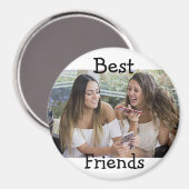 Gepersonaliseerde Best Friends fotomagneet Magneet (Voorkant / Achterkant)