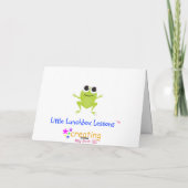 Gepersonaliseerde Best Life FROG Notecard Notitiekaartje (Achterkant)