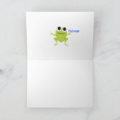 Gepersonaliseerde Best Life FROG Notecard Notitiekaartje (Binnen)