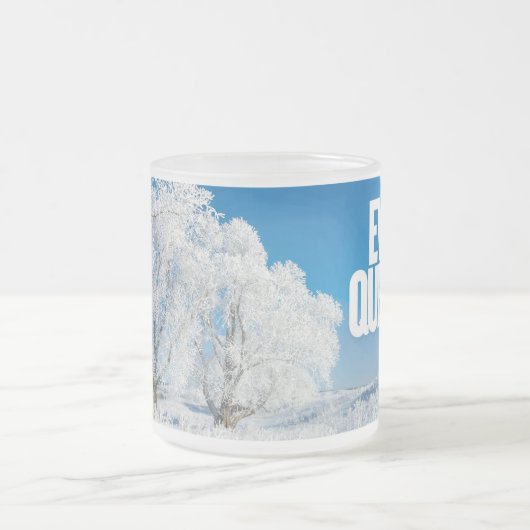 Gepersonaliseerde best – Thanksgiving Mok" Matglas Koffiemok (Center)