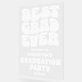 Gepersonaliseerde beste Afstudeerder ooit Afstuder Acryl Bord (Hoek)