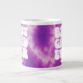 Gepersonaliseerde Beste Afstudeerder ooit Paarse T Grote Koffiekop (Voorkant)