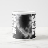 Gepersonaliseerde beste Afstudeerder ooit zwart st Grote Koffiekop (Voorkant)