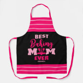 Gepersonaliseerde beste bakken mam ooit Moederdag Schort (Voorkant)