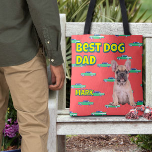 Gepersonaliseerde Beste Dog Dad Gift – Fun Pet Pho Tote Bag