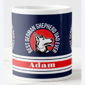 Gepersonaliseerde beste Duitse herder papa ooit Grote Koffiekop