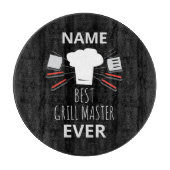 Gepersonaliseerde beste grill Master Ever Cutting Snijplank (Voorkant)