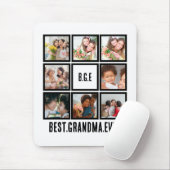 Gepersonaliseerde beste grootmoeder ooit 8 Foto Co Muismat (Met muis)