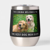 Gepersonaliseerde Beste Hond Moeder Ooit Foto Zwar (Voorkant)