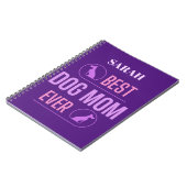 Gepersonaliseerde Beste Hond Moeder Ooit, Notitieb Notitieboek (Linkerzijde)