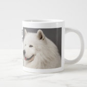 Gepersonaliseerde beste hond moeder twee foto's en grote koffiekop (Rechts)